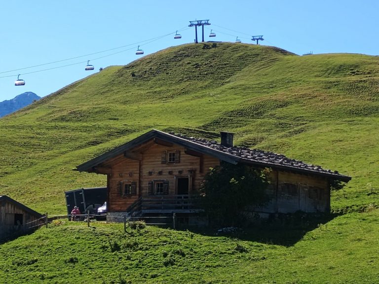 Almhütte im Sommer